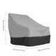 thumbnail image 3 of Funda para silla Patio Lounge Oxford Protector Impermeable para banco de exterior Funda antipolvo para muebles, gris y negro Jumpingount HA3835-02B, 3 of 6