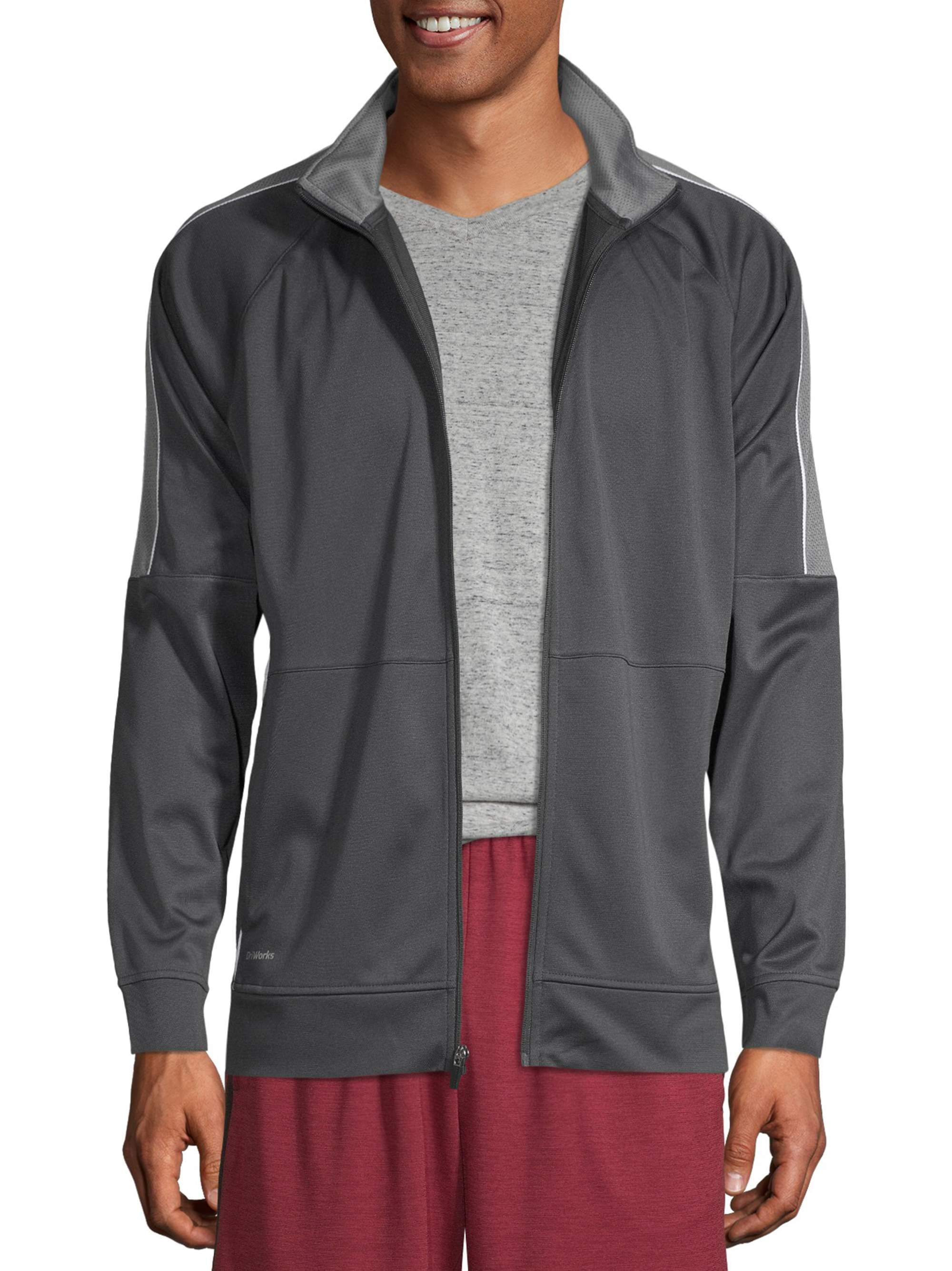 Athletic Works Men's Pique Track Jacket