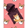 thumbnail image 3 of Cute Shiba In Box Hoodie Women -Image by Shutterstock, Female XX-Large, 3 of 4