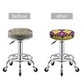 thumbnail image 5 of Vsdgher Mardi Gras4 Print Stool Covers Round,Stretch Round Stool Covers Washable Stool Cushion Slipcover Elastic Chair Covers for 12-14 Inch Chair, 5 of 7