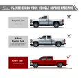 thumbnail image 4 of IRONBISON Running Boards Fits 2019-2024 Chevy Silverado/GMC Sierra 1500 | 2020-2023 2500/3500 Crew Cab Heavy Duty Pickup Truck Side Steps Off Road Nerf Bars Heavy Texture Black, 4 of 4