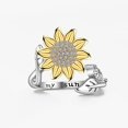 thumbnail image 5 of Bague Anti-Anxiété Fleur Anti-Stress Bague Spinner, 5 of 5