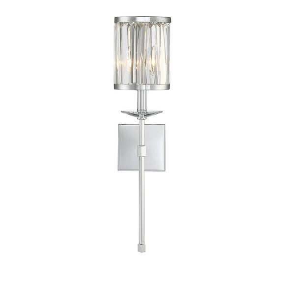 Ashbourne 1-Light Wall Sconce in Polished Chrome