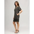 thumbnail image 6 of Womens V-Neck T-Shirt Dress, 6 of 8