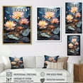 thumbnail image 4 of Designart "Alive Blooms In The Lotus Pond I" Lotus Canvas Wall Art, 4 of 7