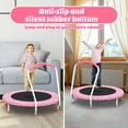 thumbnail image 6 of Mersco 36" Trampoline for Kids Indoor Trampoline with Handle for 2+ Years Kids, 6 of 9
