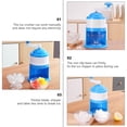 thumbnail image 2 of Manual Ice Crusher with ABS and Stainless Steel for Kitchen Use Blue Color 1Pc, 2 of 8