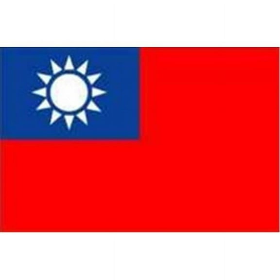 Annin Flagmakers 191690 2 ft. X 3 ft. Nyl-Glo Taiwan Flag