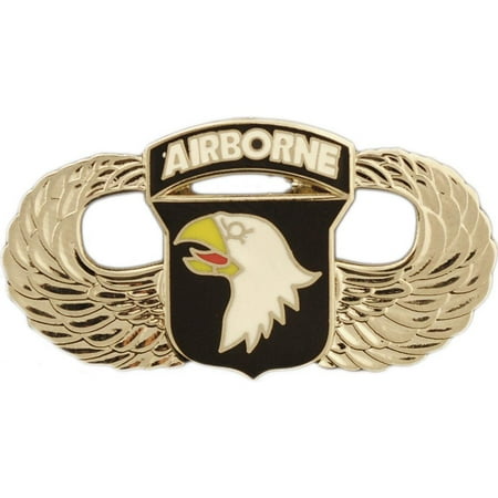 Black Airborne Wing - U.S. Army 101st Airborne Division Wings Pin 1 1/4