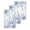 Lake Blue, variant on Blue Eucalyptus Hand Towels Set,Waffle Weave Kitchen Towels 4 Pieces,Botanical Plant Rustic Branch Floral Microfiber Hair Face Bath Tea Towel Absorbent Quick Drying Cleaning Dish Cloths,15.7"x23.6"