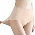 thumbnail image 3 of Fewfanhot 2PC Fashion Breathable Leak-Proof Solid Color Panties - Women's Mid-Rise Cotton Comfy Period Briefs for All Season EveryDay Wear, 3 of 9