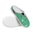 thumbnail image 3 of Rateoe BALL INSIDE THE NET GOAL Print Women's Men's Cotton Knit Slippers Lightweight Memory Foam Indoor House Shoes with Anti-Skid Sole-35/36, 3 of 7