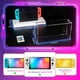 thumbnail image 5 of Funda protectora acrílica para Nintendo Switch/Switch OLED: impermeable, resistente a los arañazos, carcasa transparente con base luminosa, 16 colores LED, compatible con los accesorios de Switch, 5 of 8
