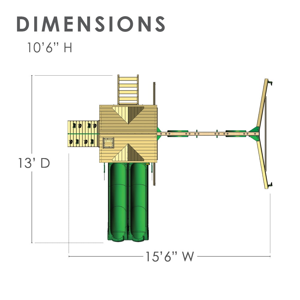 gorilla double down playset