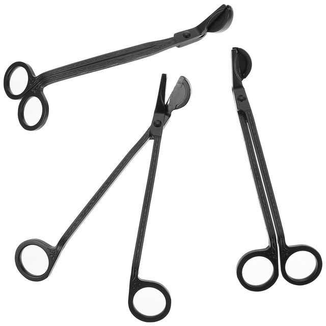 WHAMVOX 3 Pcs Coupe-Bougies en Acier Inoxydable Noir Robustes Résistants à l'Usure pour une Combustion Uniforme