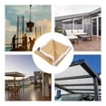 thumbnail image 5 of AYktou Shade Cloth-Khaki Multifunctional Sun Shades Outdoor Patio 79*79" Sun Shade with Reinforced Metal Grommets Patio Shade Outdoor Canopy Shade Sail for Pool Patios Backyard Decks Pergola, 5 of 7