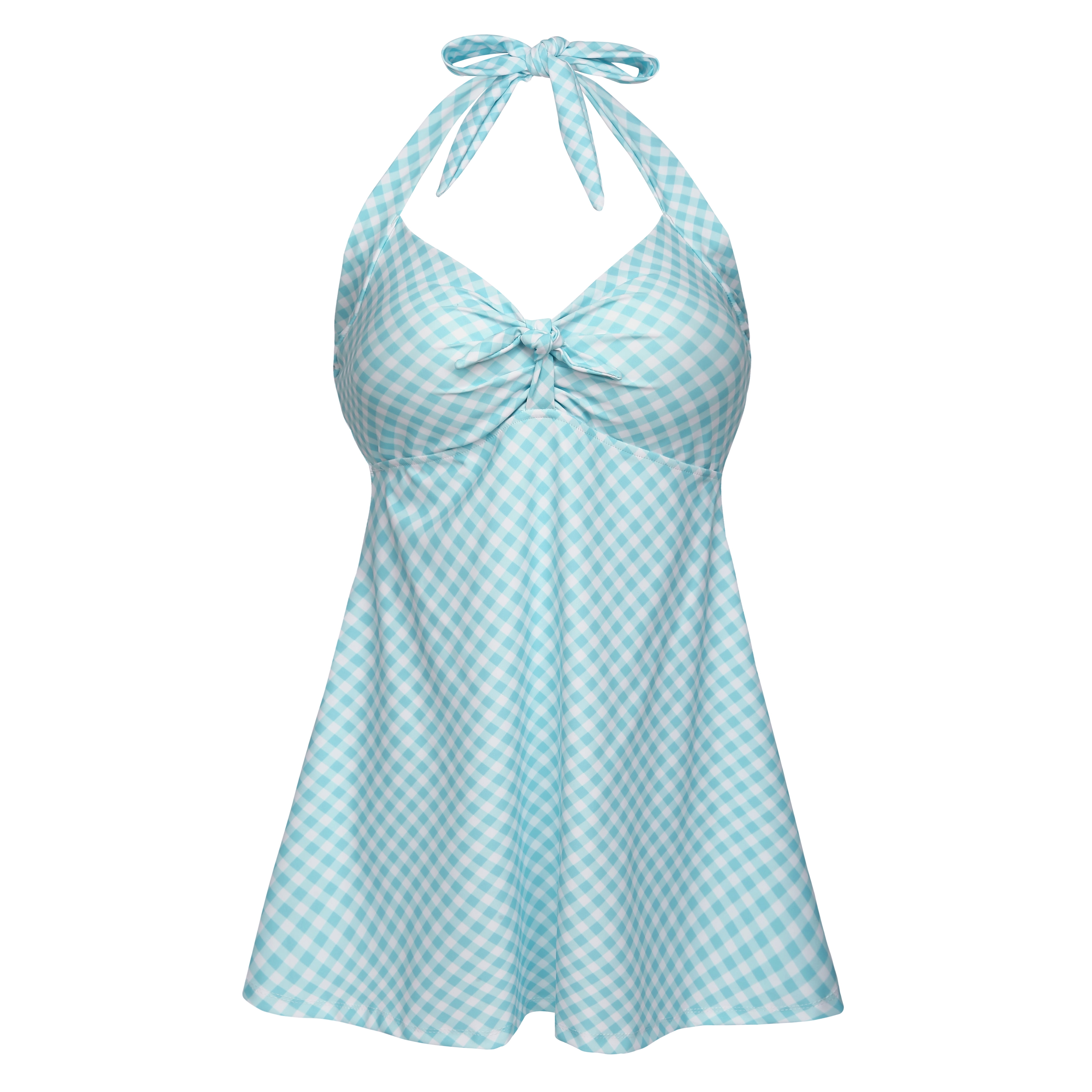 hde lemon women's one piece swimdress plus size tummy control