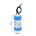 thumbnail image 2 of CBB60 16uf Capacitor de Arranque, 1Pcs AC 250V 2 Cables 50/60Hz Cilindro Azul 72x35mm para Bombas de Agua, Lavadoras, 2 of 5