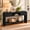 Black, variant on Console Sofa Table for Entryway, 63" Foyer Tables for Living Room End Table Farmhouse Couch Table Behind Sofa with 2 Drawers,Open Storage Space, Large Shelf for Hallway, Walnut