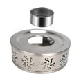 thumbnail image 1 of Calentador de tetera de acero inoxidable, calentador de velas, calentador de té universal portátil japonés Estilo A, 1 of 9
