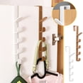 thumbnail image 1 of Door Hanger Hook for Clothes - No-Tool Installation, Non-Slip Design for Bathroom, Bedroom & Closet Organization, 1 of 1