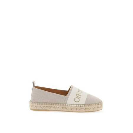 

Off-White Bookish Logo Linen Espadr Men