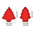 thumbnail image 2 of FURNIX Christmas Tree Silicone Molds For Cake & Cupcake,Non-Stick Baking Molds For Biscuits,Chocolate,Fondant. Diy Tools With Christmas Tree For Holiday Parties,New Year Celebration,Gift Red B, 2 of 8
