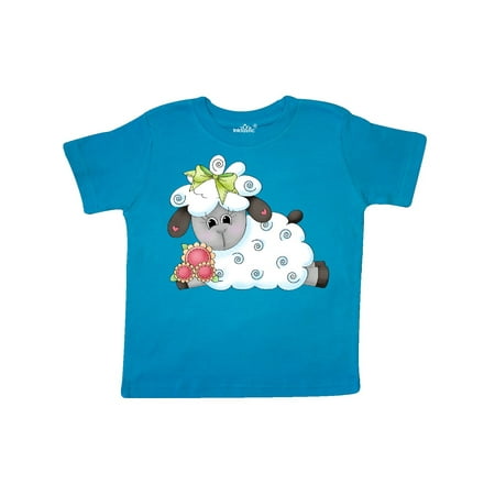 

Inktastic Little Bow Sheep Gift Toddler Boy Girl T-Shirt