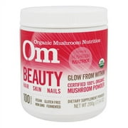 Organic Mushroom Nutrition Beauty Glow From Within Hair Skin Nails Supplement Powder, 7.14 Oz