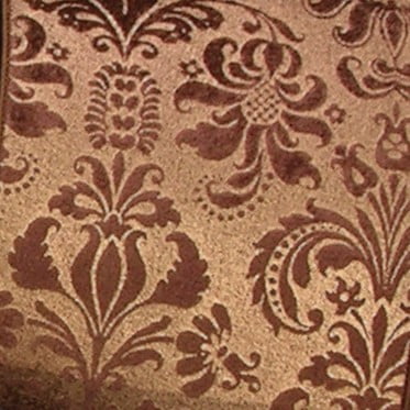 The Ribbon People Chocolate Brown Shiny Floral Wired Craft Ribbon 3" x 20 Yards