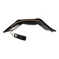 thumbnail image 4 of Black Men's Genuine Leather Biker Trifold Wallet Long Chain Trucker Motorcyclist, 4 of 5