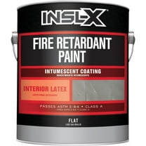 INSL-X Fr210099-01 Fire Retardant Latex Paint, White, 1 Gallon, Pack of 1, Plain, 128 Fl Oz