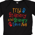thumbnail image 4 of Inktastic My Grammy and Grampy Love Me Boys or Girls Long Sleeve Baby Bodysuit, 4 of 5