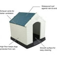 thumbnail image 5 of SAEWUD 28inch Plastic Dog House with Door, Durable Waterproof Pet Kennel for Small and Medium Dogs, Indoor Outdoor Use, All-Weather Shelter for Home and Yard, 5 of 16