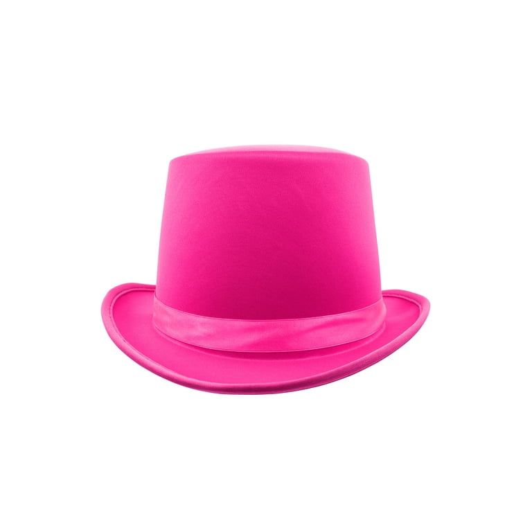 Top Hat Red Satin Look