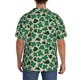 thumbnail image 3 of Balery Happy St. Patrick's Day Camisa Casual de Manga Corta con Botones para Hombre, Texturizada, Estilo Cubano, para Playa, Verano-X-Large, 3 of 5
