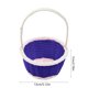 thumbnail image 3 of Cesta de plástico tejida pequeña de Pascua, cesta temática de Pascua, ideal para el hogar, exteriores y la escuela., 3 of 6