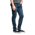 thumbnail image 4 of Men's Skinny Fit Stretch Raw Denim Jeans, Up To 42W, 4 of 5