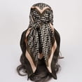 thumbnail image 2 of Yoyauz 35" Large Square Satin Head Scarf - Silk Hair Scarf Square Hair Bandanas Large Scarf Sleeping Head Wraps for Women, 2 of 6
