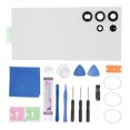 thumbnail image 2 of Replacement Back Glass Cover, Pre Assembly Rear Glass Housing Professional Complete Repair Tool Easy To Install  for Mobile Phones Black,White,Blue,Green, 2 of 7