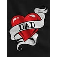 thumbnail image 6 of Tstars Dad Heart Tattoo Valentine's Day Gift - Love Dads Toddler Kids T-Shirt - Cute and Comfortable Toddler Shirt for Boys and Girls - Ideal Gift for Valentine's Day, Father's Day, and Birthdays-Navy, 6 of 7