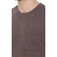 thumbnail image 4 of (2 pack) Turtle Bay New York Men’s Heavyweight Short Sleeve Crew Neck T-Shirt – Regular Fit Cotton Blend with Chest Pocket, 4 of 7