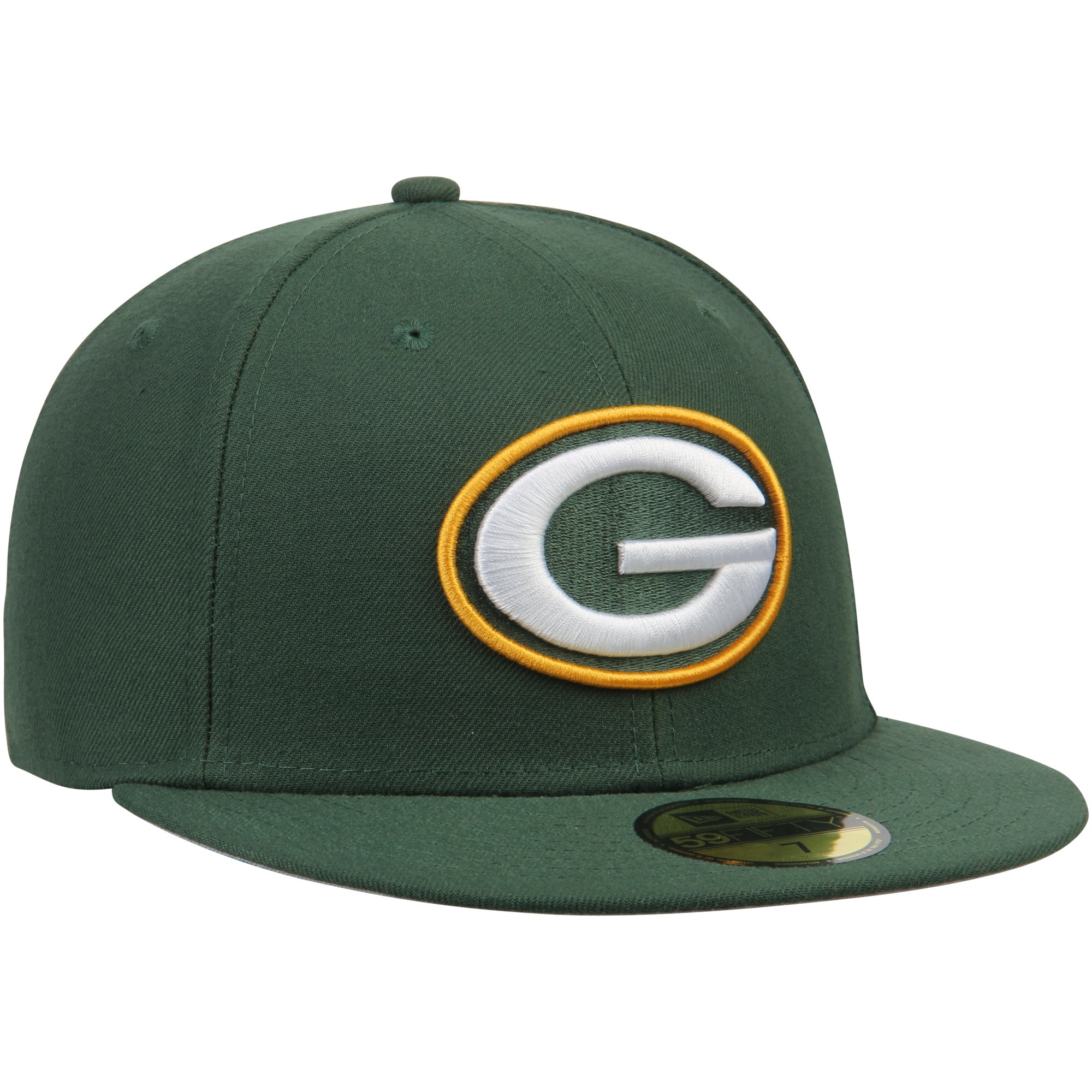 Men's New Era Green Green Bay Packers Omaha 59FIFTY Fitted Hat - image 2 of 4