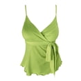 thumbnail image 2 of Breezora Women's Summer Going Out Strappy Top Camisole Knotted Front Tank Tops 2000s Style Loose Fit, 2 of 3