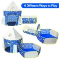 thumbnail image 3 of JoyStone 3pc Toddler Pop up Kids Play Tent with Tunnel and Ball Pit for Boys, Girls and Toddlers, Indoor& Outdoor Play House, Perfect Kid's Gifts(Blue), 3 of 8