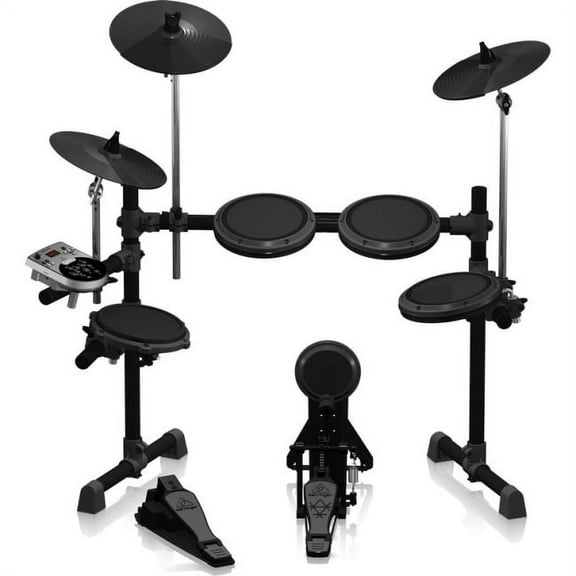 Behringer XD8USB 8-Piece Electronic Drum Set w/123 Sounds, 15 Drum Sets and USB Interface