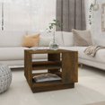 thumbnail image 1 of vidaXL Table Basse Chêne Fumé 55x55x43 cm Bois Manufacturé, 1 of 4