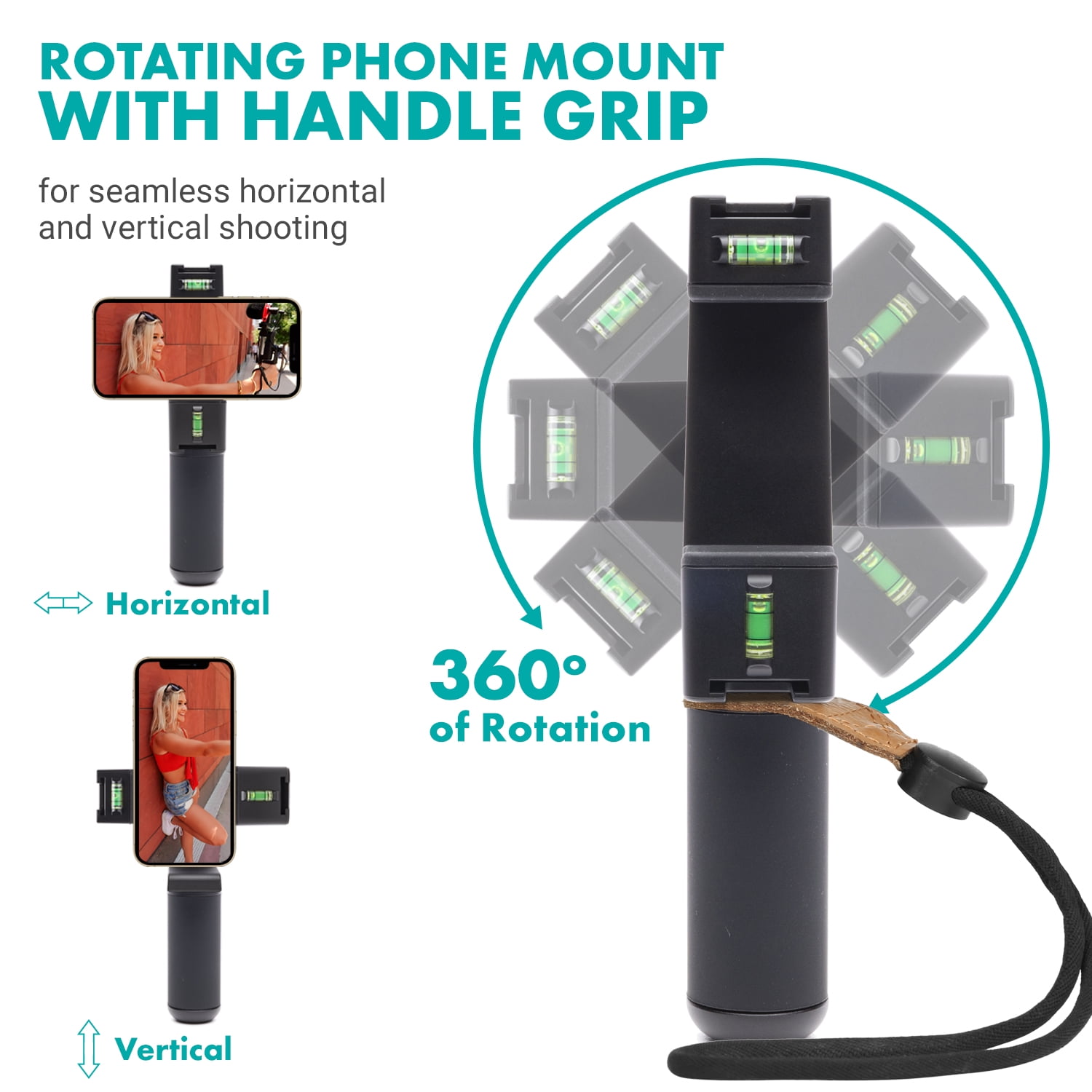 Movo iVlogger-PRO Vlogging Kit with Full Tripod for iPhone/Android - USB-C/Lightning YouTube Starter Kit for Content Creators - Accessories: Phone Tripod, Phone Mount, RGB Light and VXR10 Shotgun Mic