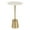 Gold, variant on Kate and Laurel Tira Modern Marble Side Table, 14 x 14 x 24, Gold, Decorative Round Pedestal Table