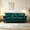 Green + Velvet + 3 Seat, variant on AUU Elegant 3-Seater Traditional Velvet Sofa with Nailhead Trim & Solid Wood Turned Legs – Classic Upholstered Couch for Living Room, Den, or Formal Living Space
